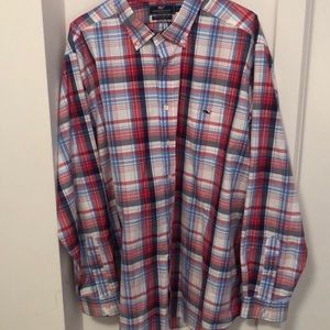Vineyard Vines Red White and Blue Button Down